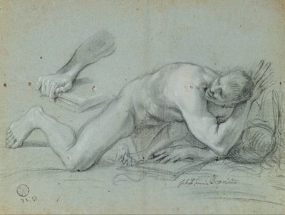 Studio per un angelo caduto da Giovanni Angelo Canini
